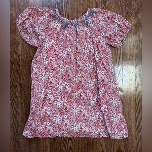 Jacadi Paris Liberty Print Smocked Girls Dress